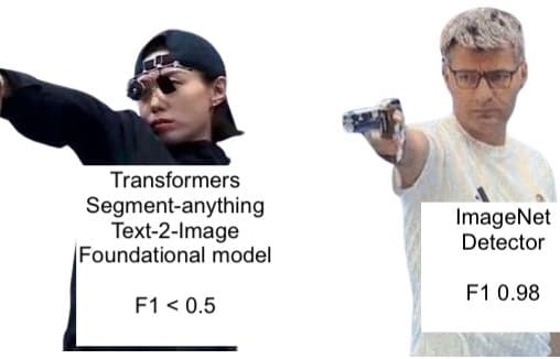 How we approached a foundational model and ended up with a detector...